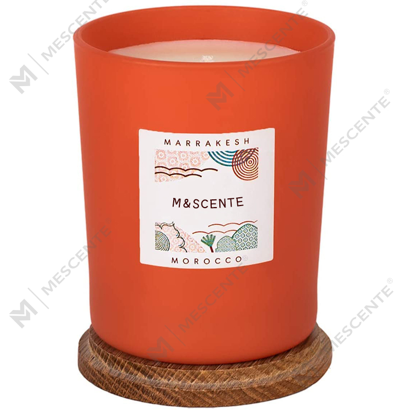 برچسب خصوصی سفارشی M&Scent شمع های شیک موم سویا معطر رنگی ساخته است