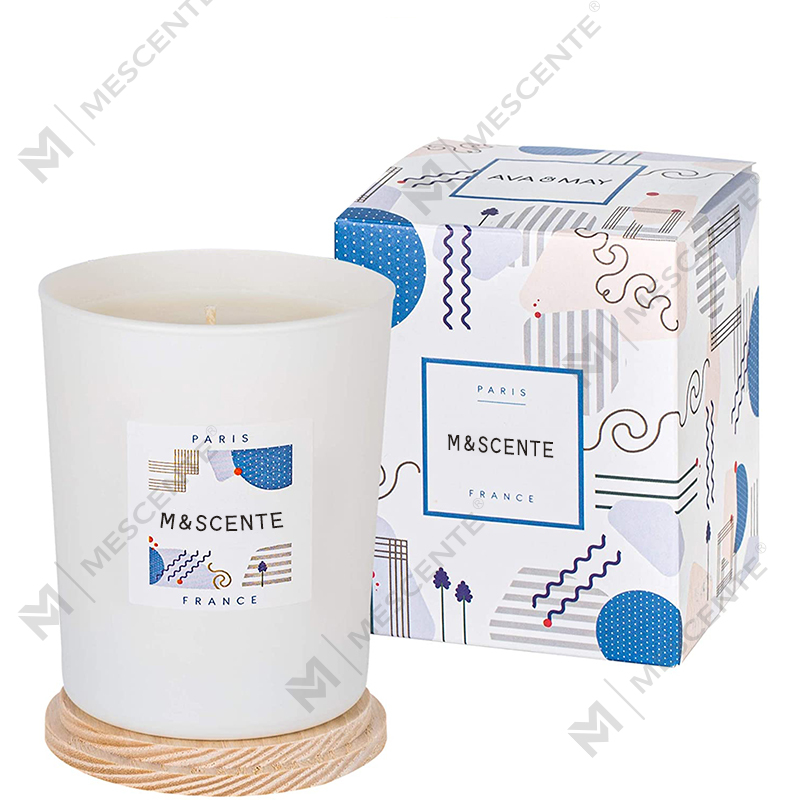 برچسب خصوصی سفارشی M&Scent شمع های شیک موم سویا معطر رنگی ساخته است