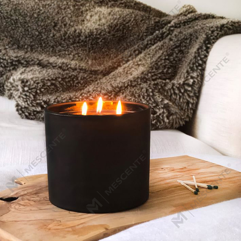 شمع موم سویا معطر شیشه ای پرکاربرد کریسمس طبیعی M&SCENT با جعبه تاشو