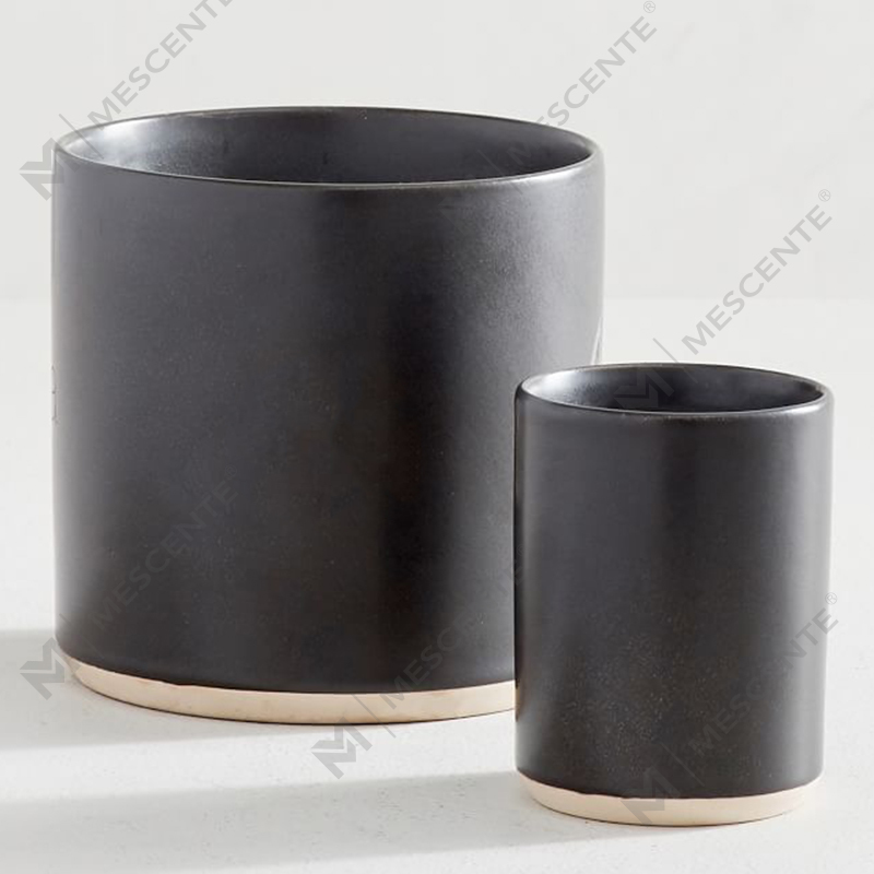 کوزه های شمع سویا معطر سرامیکی خالی لوکس به صورت عمده A29224-2-Valuables