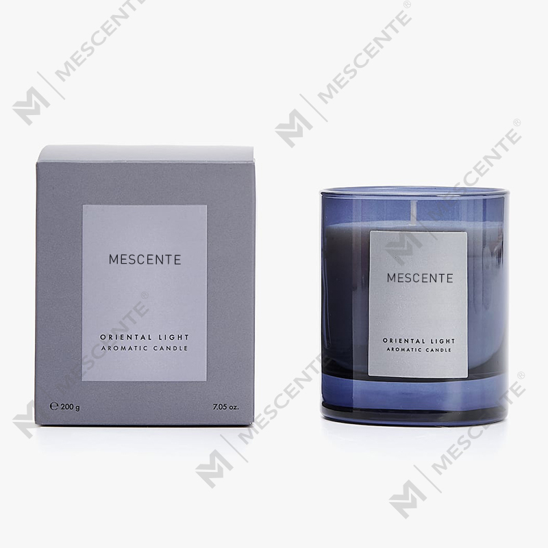 شمع های معطر رایحه درمانی کریستال لیبل خصوصی لوکس Mescente