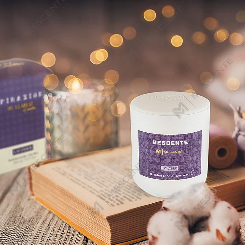 M&Scent Mason Jar Mini شمع های مبتنی بر سویا، بسته بندی لوکس واکس سویا شمع مرمر