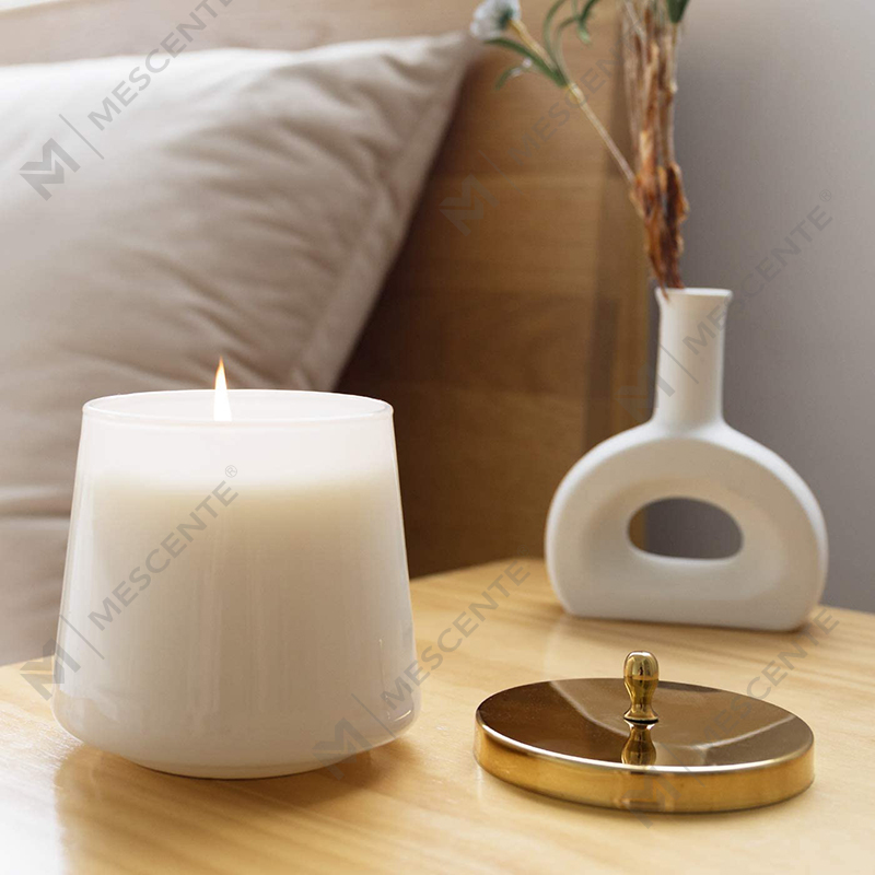 کتاب M&Scent 100% Natural Aromatherapy شمع سویا معطر برای خانه، شیشه های بزرگ شمع معطر
