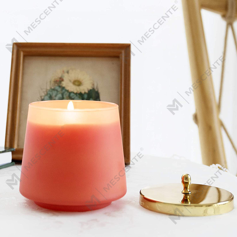 کتاب M&Scent 100% Natural Aromatherapy شمع سویا معطر برای خانه، شیشه های بزرگ شمع معطر