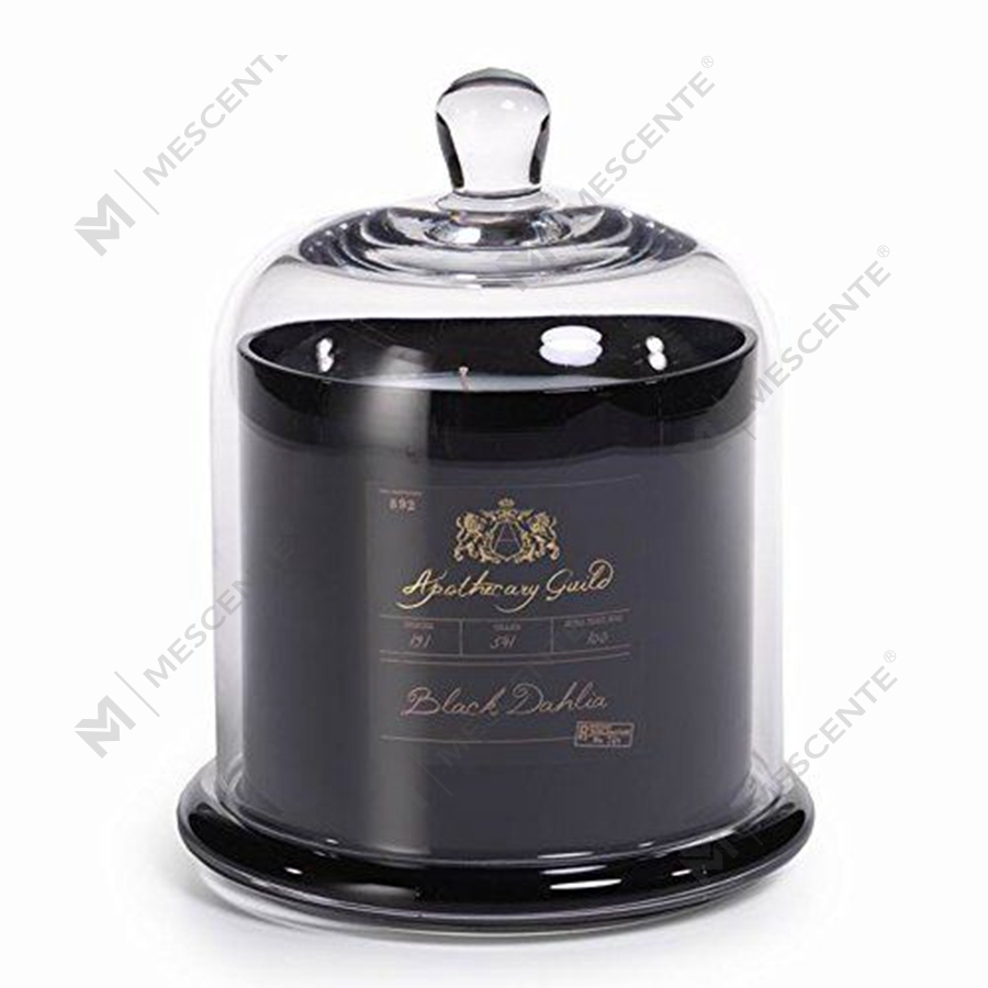 پوشش گنبدی نقره ای لوکس Mescente شیشه گنبدی جا شمعی معطر