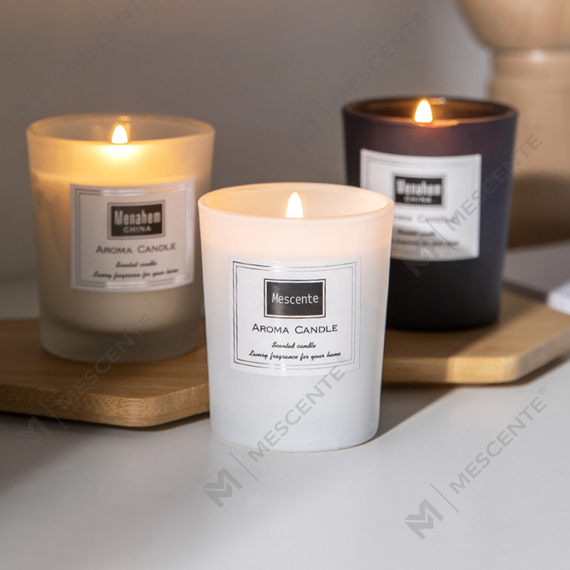 شمع های موم سویا معطر با گل صد تومانی چاپ سفارشی M&Scent، شمع معطر دیجیتال