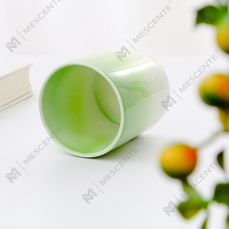 برچسب خصوصی M&Scent دکوراسیون منزل شمع های معطر سفارشی در شیشه های شمع سرامیکی