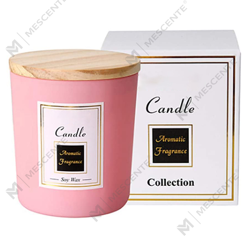 شمع سویا چاپ دست ساز M&Scent، شمع دافع پشه چوب صندل