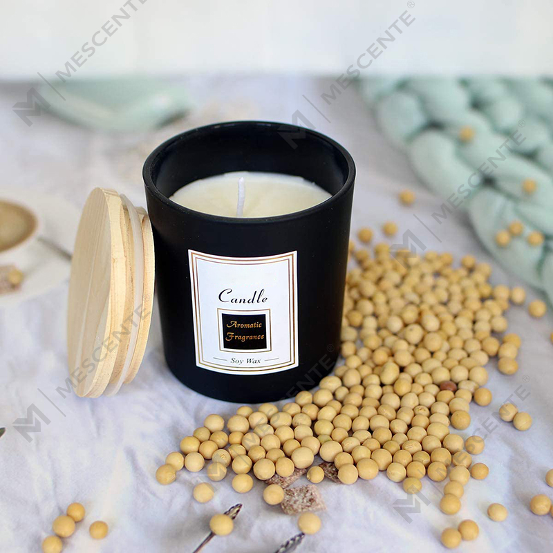 شمع سویا چاپ دست ساز M&Scent، شمع دافع پشه چوب صندل