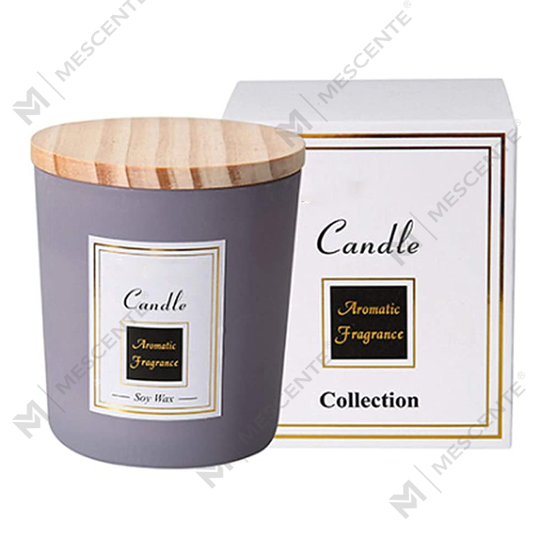 شمع سویا چاپ دست ساز M&Scent، شمع دافع پشه چوب صندل