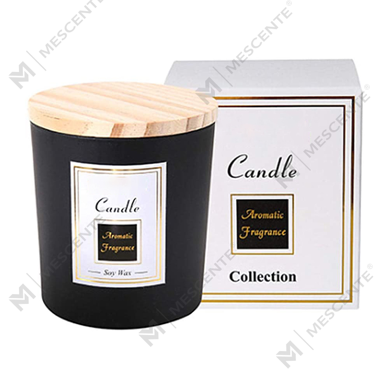 شمع سویا چاپ دست ساز M&Scent، شمع دافع پشه چوب صندل