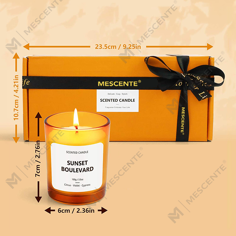 شمع های محبوب M&Scent دکوراسیون خانه لوکس معطر، شمع بسیار معطر