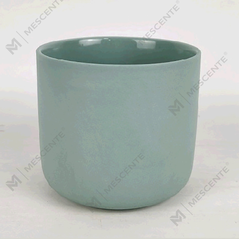 عمده فروشی M&Scent شیشه شمع کریسمس سفید مات شده نقره ای 3 فیتیله ای مدرن با درب بامبو