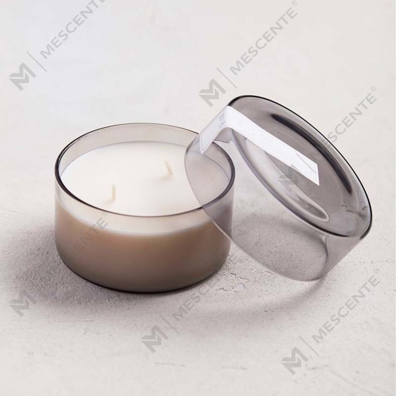 شمع‌های قوطی عطری با درب با برچسب خصوصی کوچک و لوکس