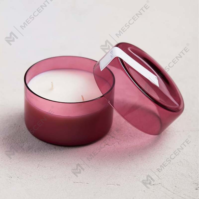 شمع‌های قوطی عطری با درب با برچسب خصوصی کوچک و لوکس