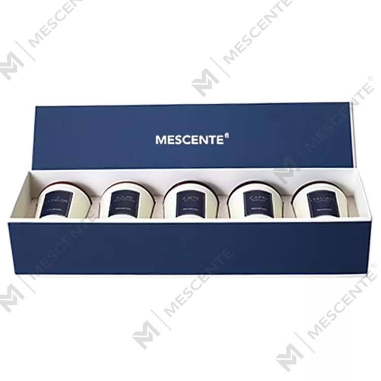 M&scent عمده فروشی لیبل خصوصی روغن عطر شمع های معطر لوکس با درب، شمع رایحه درمانی