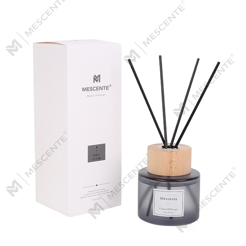 پخش کننده نی بطری شیشه ای لیبل خصوصی لوکس با درپوش عمده فروشی M&Scent
