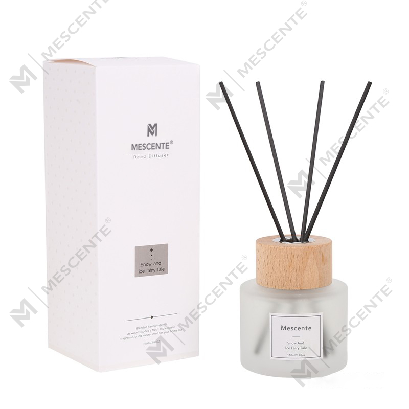 پخش کننده نی بطری شیشه ای لیبل خصوصی لوکس با درپوش عمده فروشی M&Scent