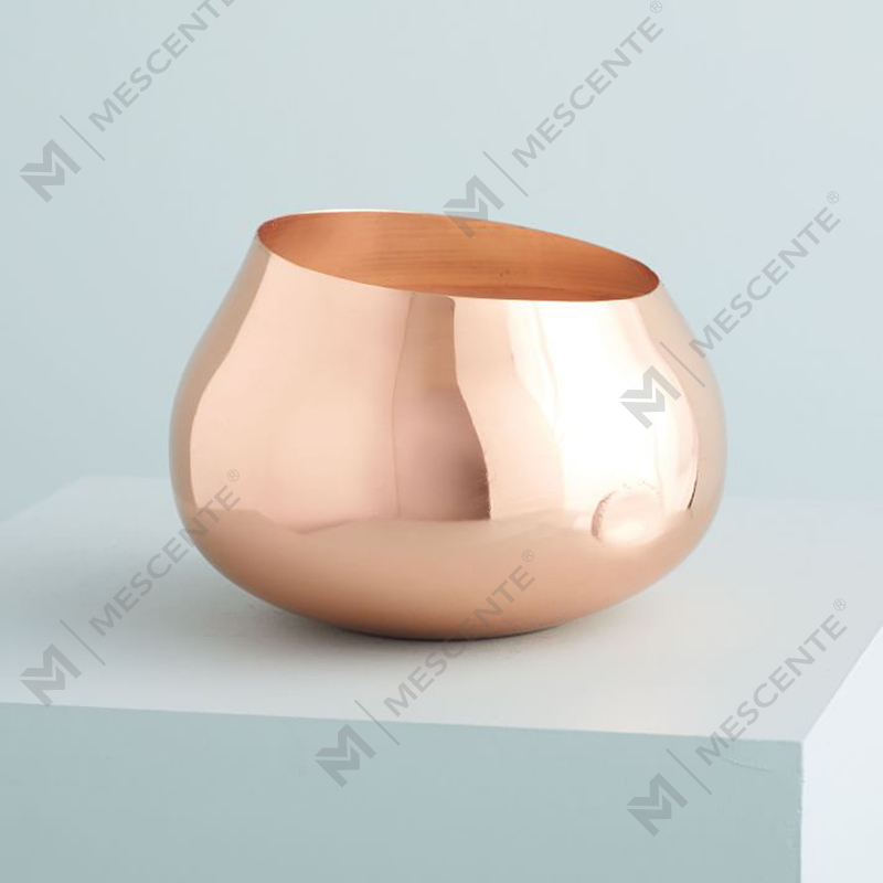 شمع های معطر گرد فلزی با برچسب خصوصی رنگی عمده فروشی