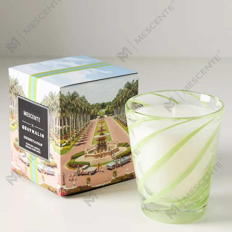 شمع های معطر عروسی لوگوی شخصی سازی شده با موم سویا سفید لوکس M&Scent