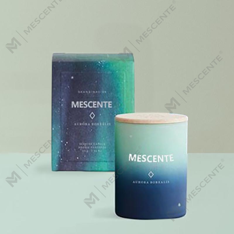 شمع های معطر دکوراسیون خانه با برچسب خصوصی سفارشی M&Scent در ظرف شیشه ای