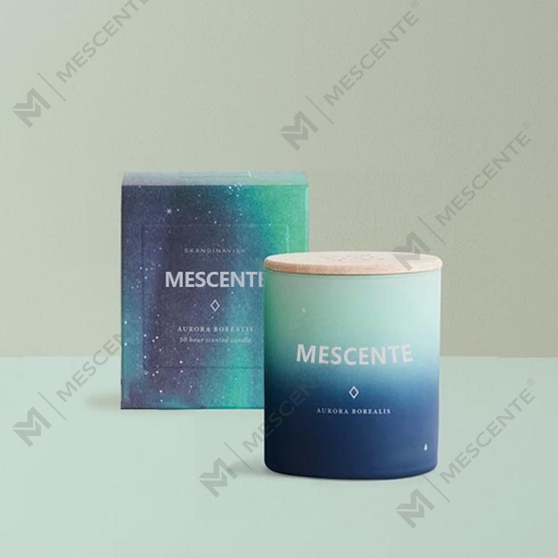 شمع های معطر دکوراسیون خانه با برچسب خصوصی سفارشی M&Scent در ظرف شیشه ای