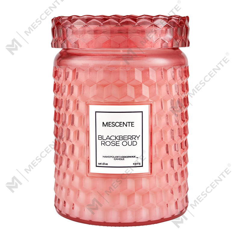 M&Scent تزیین کریسمس سفارشی Blackberry Rose Oud Candle