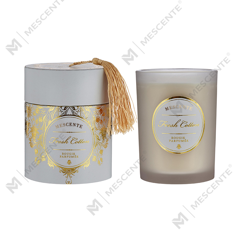 شمع‌های معطر با لوگوی شخصی‌سازی‌شده با لوگوی لوکس کریسمس M&Scent