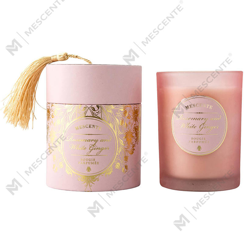 شمع‌های معطر با لوگوی شخصی‌سازی‌شده با لوگوی لوکس کریسمس M&Scent