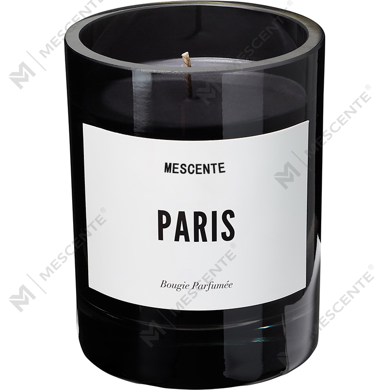 M&Scent عمده فروشی لوکس لیبل خصوصی شمع های معطر با لوگوی شخصی مشکی