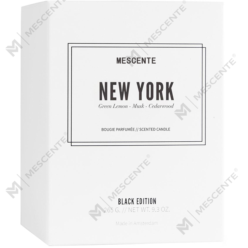 M&Scent عمده فروشی لوکس لیبل خصوصی شمع های معطر با لوگوی شخصی مشکی