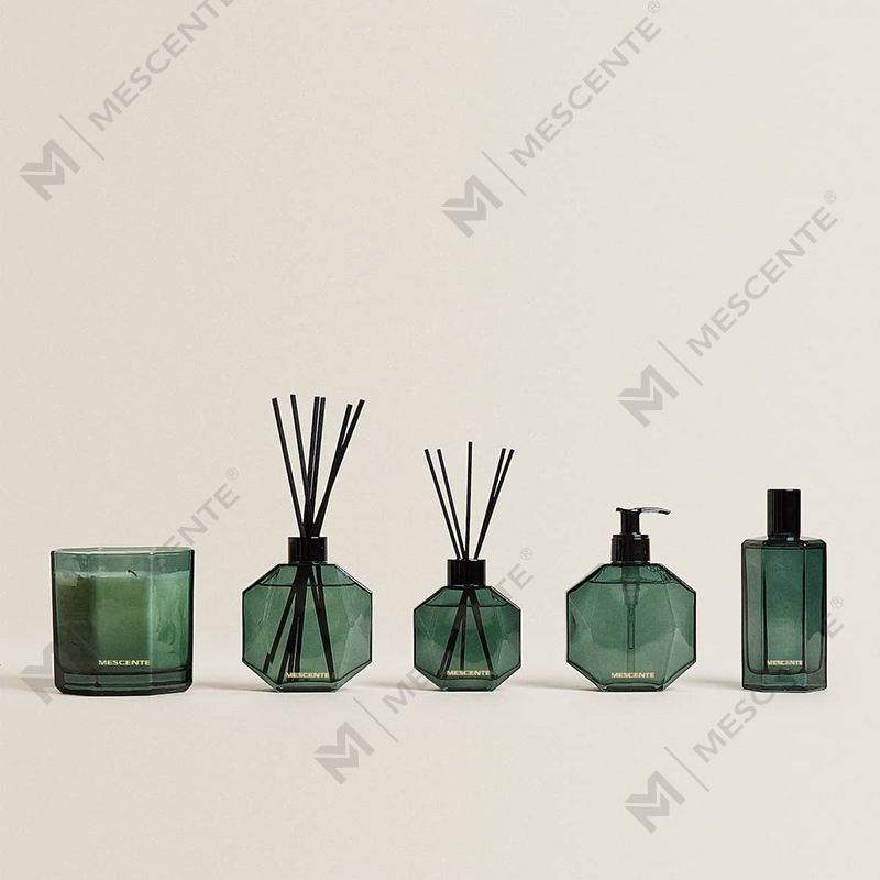 شمع های معطر موم سویا طبیعی شیشه ای شیشه ای لیبل خصوصی کارخانه سفارشی M&Scent