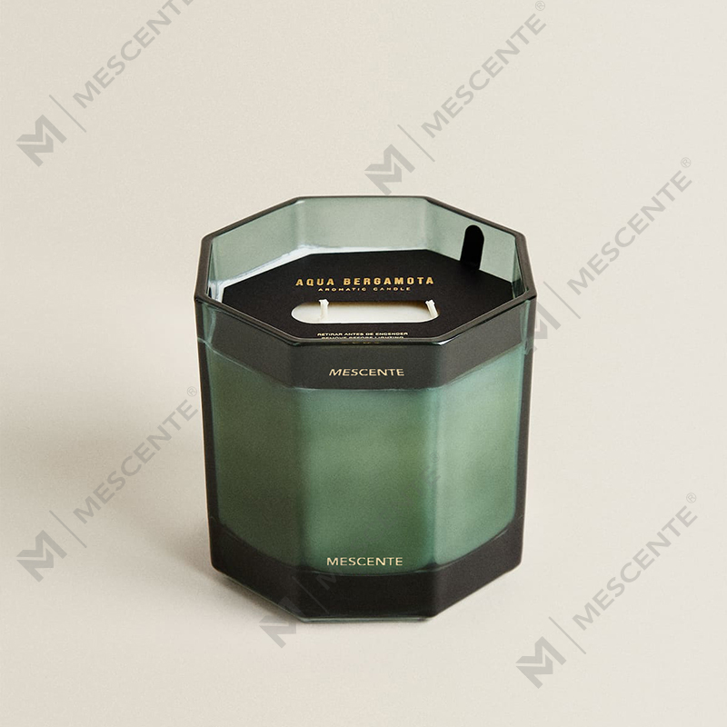 شمع های معطر موم سویا طبیعی شیشه ای شیشه ای لیبل خصوصی کارخانه سفارشی M&Scent