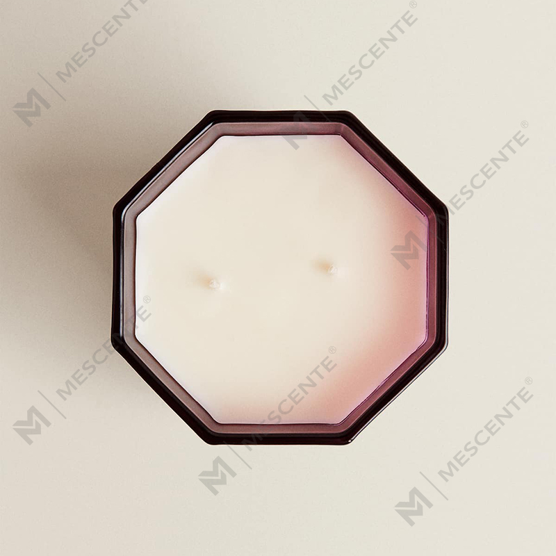 شمع های معطر کریسمس لوکس M&Scent شمع های معطر سویا معطر در جعبه کادو شیشه ای مشکی