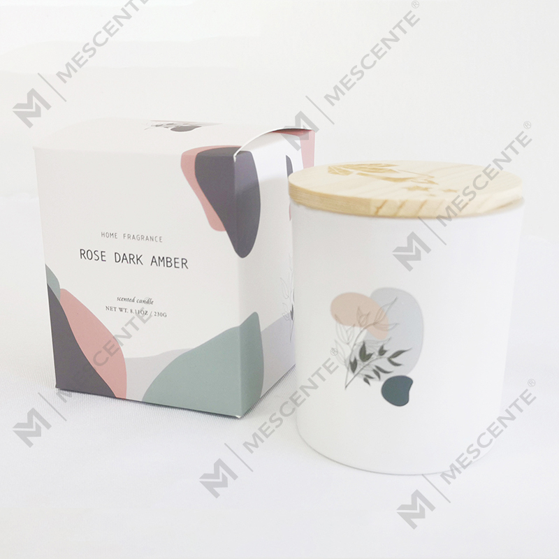 M&Scent چند شمع سویا معطر با رایحه 100% طبیعی با کیفیت بالا در ظرف شیشه ای درب دار