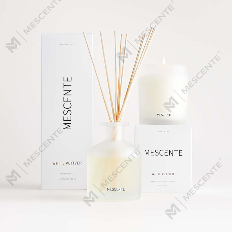 شمع های معطر موم سویا با برچسب خصوصی لوکس و عمده فروشی M&Scent با جعبه