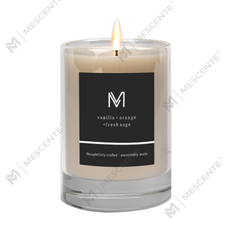 کارخانه عمده فروشی M&Scent به طور مستقیم شمع های معطر موم سویا با برچسب خصوصی لوکس با جعبه به صورت عمده