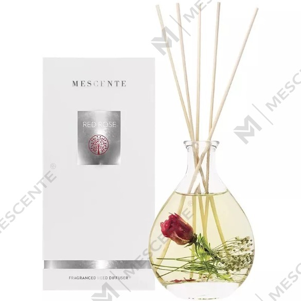 M&Scent به صورت عمده فروشی برچسب خصوصی بطری شیشه ای چوب حصیری ست پخش کننده نی با درپوش
