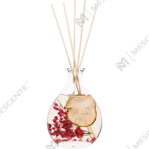 M&Scent به صورت عمده فروشی برچسب خصوصی بطری شیشه ای چوب حصیری ست پخش کننده نی با درپوش