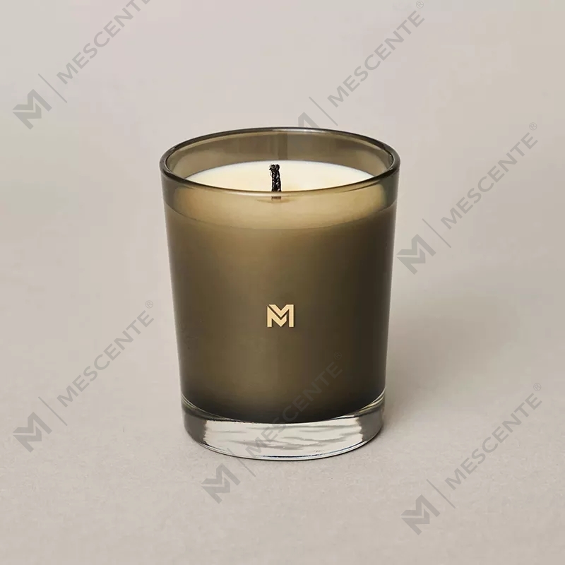 M&Scent عمده فروشی جدید لوکس لیبل خصوصی سفارشی کریسمس شیشه کریستال کرزن شمع سویا معطر با درب