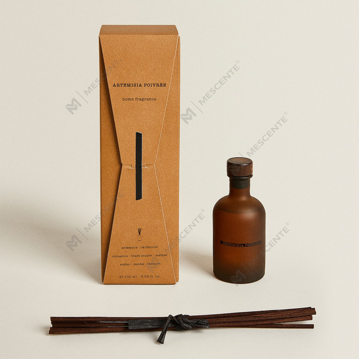 بطری لوکس بزرگ مشکی مات 50 میلی لیتری 300 میلی لیتری گل خشک شده با رایحه گل اسانس ست فله پخش کننده روغن نی
