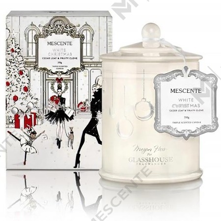 M&Scent عمده فروشی لوکس لیبل خصوصی سفارشی کریسمس شمع سویا معطر با درب شیشه ای